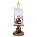 Snowfall Christmas Crystal Lamp